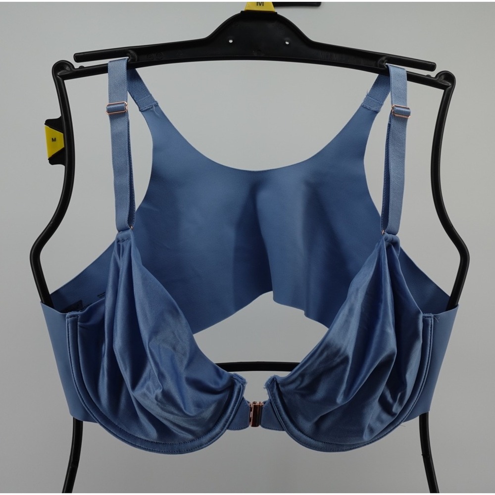 Soma Vanishing 360 Unlined Perfect Coverage Front Close Bra Blue 40B 570284488